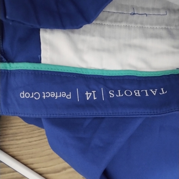 Talbots Perfect Crop Plus Size Business Casual Office Preppy Vacation Pants 14 - Picture 5 of 5